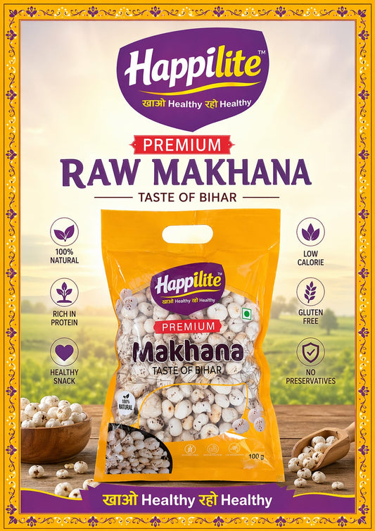 Happilite Roasted Makhana – Peri Peri Flavor ( Pack of 3)