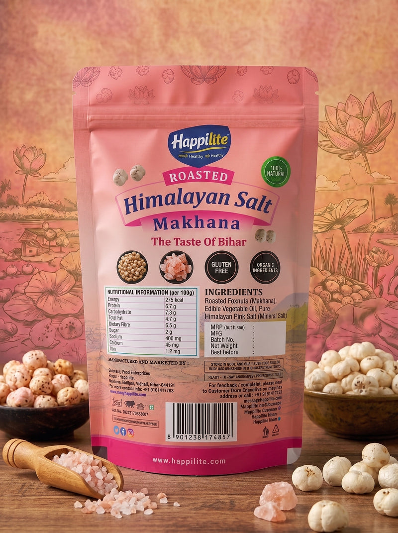 Roasted Makhana – Himalayan Pink Salt