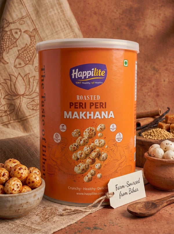 Happilite Makhana Box – Peri Peri (45gm)