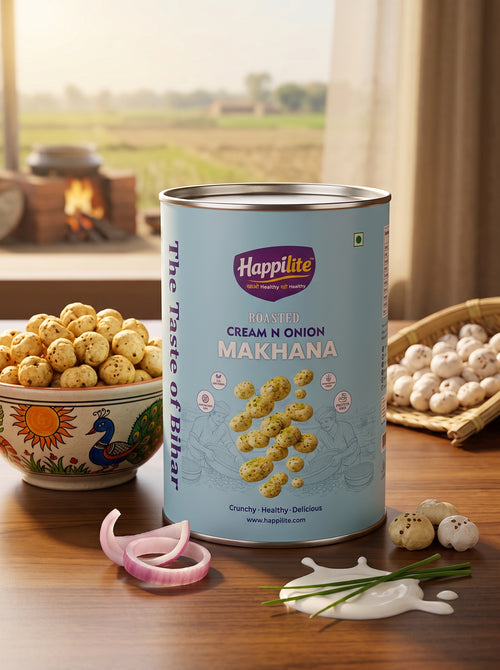 Happilite Makhana Box – Creamy Onion (45gm)
